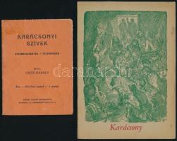 Csite Károly: Karácsonyi szívek. Gyermekszínjáték 1 felvonásban. Bp., 1928, Kókai Lajos (Szentgotthárd, Wellisch Béla-ny.), 14 p. + Karácsony. Amsterdam, é.n., Biblia Kioszk Társulat, 24 p. Emigráns kiadás. Kiadói tűzött papírkötés.