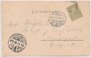 1902 Zabola, Zabala; Gróf Mikes kastély. Bogdán F. fényképész felvétele / castle, park (EK)