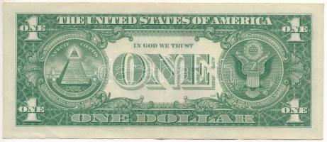 Amerikai Egyesült Államok 1957-1961. (1957) 1$ "Silver Certificate - kisméretű", kék pecsé...