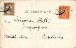 1901 Székelyudvarhely, Odorheiu Secuiesc; Cs. és kir. 82. gyalogezred laktanyája. Gál János kiadása ...