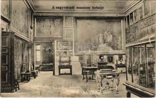 1905 Nagyvárad, Oradea; Múzeum belseje / museum, interior (EB)