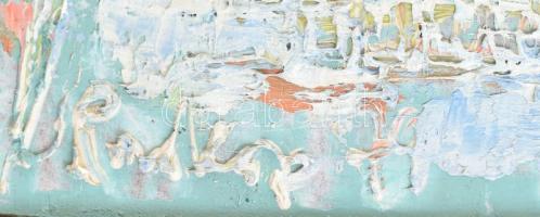 Prokop Péter (1919-2003): Öreg király s fiatal királyné, Róma, 1979. Olaj, farost, jelezve balra len...