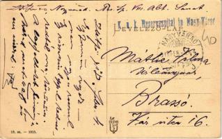 1918 Nagyvárad, Oradea; Honvéd laktanya / K.u.K. military barracks + "K.u.K. Reservespital in N...