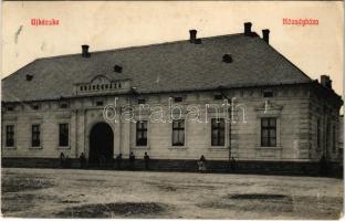 1910 Tiszakécske, Újkécske; Községháza. Sárközi Lipót kiadása (EM)