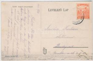 1919 Szob, Kőbánya, Andezit bánya részlete. Zinner István felvétele (EK)