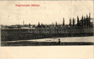1907 Nagykanizsa, látkép. Schless A. utóda kiadása (EK)
