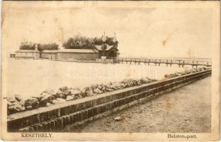 1913 Keszthely, Balaton-part, fürdő. Mérei Ignác kiadása (fl)