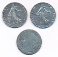 Franciaország 1894-1916. 50c Ag (3xklf) T:2-,3
France 1894-1916. 50 Centimes Ag (3xdiff) C:VF,F
Kr...