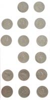 Amerikai Egyesült Államok ~1920-1993. 1c-1/2$ (46db) kisalakú berakóban, össz névérték: 9.77$. Benne...