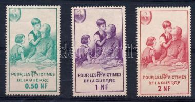 1961 3 db francia levélzáró