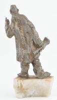 Ernest Patris: Szobrász. Fém, kopott, jelzett, m: 14 cm