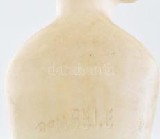 Dom Bele jelzéssel: Afrikai nő. Csont, jelzett, m: 11 cm