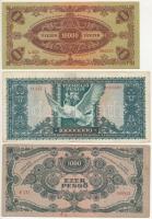 1945. 1000P + 1945. 10.000P + 1945. 10.000.000P mind "Magyar Pénztörténeti Kiállítás Kecskemét,...