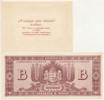 1849. "2 Pengő Forintra Kincstári utalvány" utánnyomata "A magyar pénz története kiál...