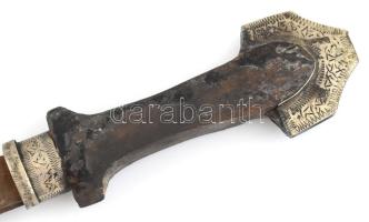 Régi berber tőr, kopott, h: 41 cm