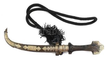 Régi berber tőr, kopott, h: 41 cm