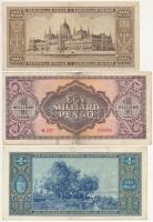 1946. 1.000.000P + 1946. 100.000.000P + 1946. 1.000.000.000P mind "20 éves a magyar forint Pénz...