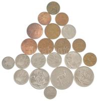 Dél-Afrika 1965-1989. 1c-1R (21xklf) T:2,2- patina South Africa 1970-1989. 1 Cent - 1 Rand (21xdiff) C:XF,VF patina