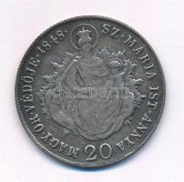 1848KB 20kr Ag "V. Ferdinánd" T:3 patina Hungary 1848KB 20 Kreuzer Ag "Ferdinand V&qu...