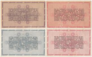 1946. 10.000AP + 50.000AP (2xklf) + 100.000AP (2xklf) + 500.000AP + 1.000.000AP (2xklf) T:I--III-