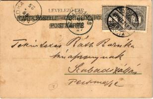 1899 (Vorläufer) A Quatre Feuilles / Art Nouveau clover lady. litho s: Raphael Kirchner (EK)