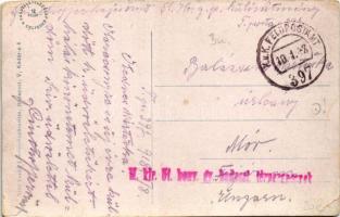 1918 Campulung Muscel, Hosszúmező, Kimpolung, Cimpolung (Arges); Bulevard körút, étterem és sörcsarn...