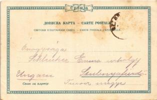 Belgrade, Belgrád, Beograd; Kijevo, Topcider, Donji Grad, Serbian folklore. V. Valozic Buchhandlung ...