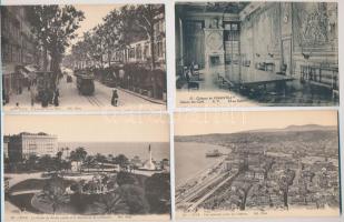 22 db RÉGI használatlan francia város képeslap / 22 pre-1945 unused French town-view postcards