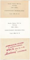 1849. "Kincstári utalvány két pengő forintra" utánnyomat "Hazafias Népfront XXI. ker....