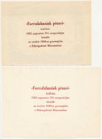 1849. "Kincstári utalvány két pengő forintra" utánnyomat "Hazafias Népfront XXI. ker....