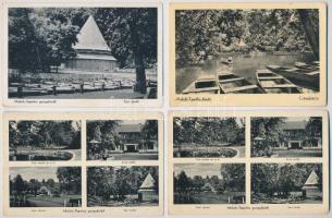 Miskolctapolca, Görömbölytapolca, Görömbölyi-Tapolca, Tapolca (Miskolc); - 4 db régi képeslap / 4 pre-1945 postcards