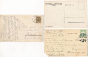 Miskolc - 3 db régi képeslap - 3 pre-1945 postcards