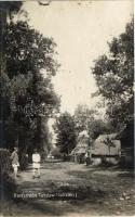 Tuzhyliv, Tuzylow (Galizien); Dorfstraße / village, street view. photo