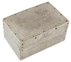 Vegyes fúrófejek alumínium borításű dobozban. 14X21x10 cm