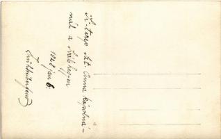 1928 Budapest XII. Svábhegy, síterep Szt. Anna kápolnánál, téli sport. photo