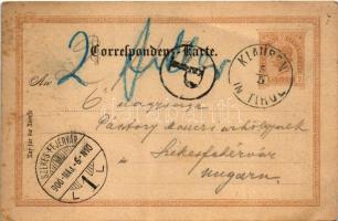 1900 Gudon, Gufidaun (Chiusa, Klausen; Südtirol); Gasthaus zum Stern / general view, inn. Art Nouvea...