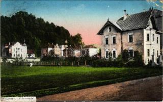 1916 Amstetten, Villenviertel / villa district + "LABEDIENST AMSTETTEN" (wet damage)