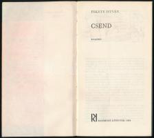 Fekete István: Csend. Bp., 1965, Kozmosz. Első kiadás! Kiadói papírkötés, jó állapotban
