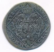 1737N-B 1/4 Tallér Ag "III. Károly" Nagybánya (6,50g) T:2- patina, lyuktömött
Hungary 173...