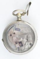 Podométer, mechanikus lépésszámláló, átlátszó üveg betétes tokkal d: 42 mm