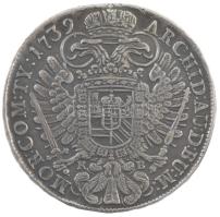 1739K-B Tallér Ag "III. Károly" Körmöcbánya (28,47g) T:1-,2 patina, egy karc, kis ü., vése...