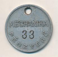 DN Pénzverő - Mechanika - 33 Al bárca, lyukasztva (27mm) T:2