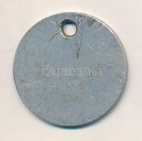 DN "Pénzverő - Mechanika - 33" Al bárca, lyukasztva (27mm) T:2