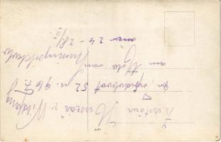 Zerstörer Huszár u. Wildfang, Torpedoboot 52 u. 96F am Molo vom Lussinpiccolo. K.u.K. Kriegsmarine /...