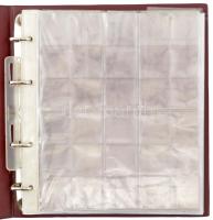 "Numis" barna műbőr gyűrűs érmetartó album 11db berakólappal, klf méretű érmék számára, ha...