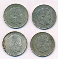 1947. 5Ft Ag "Kossuth" (4x) T:2-2- patina, szenny. Adamo F8.1