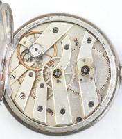 Lovas ezüst (Ag) tokos zsebóra XIX. sz. második fele Hibátlan zománc számlappal, 2 kulccsal, működő,...