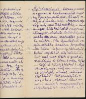 1929 Mécs László (1895-1978) költő saját kezű levele Nagykaposról