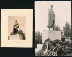 1939 Meghívó az aszódi Petőfi-szobor leleplezésére + 2 db fotó a szoborról