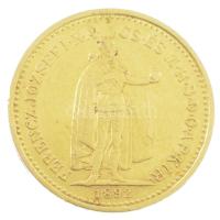 1892KB 10K Au Ferenc József Körmöcbánya (3,37g/0.900) T:2  Hungary 1892KB 10 Korona Au Franz Joseph Kremnitz (3,37g/0.900) C:XF Adamo K8